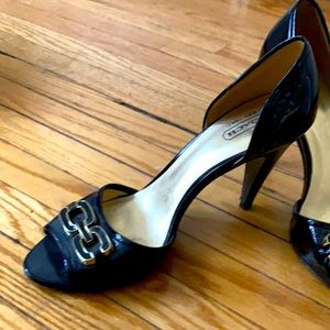 Coach Heels With Buckle